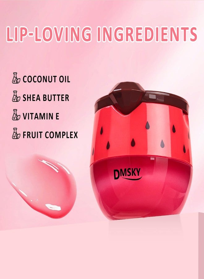 DMSKY Patented Bee Lip Balm Honey Pot 6 PCS, Nourish & Hydrate Lip Sleeping Mask with Vitamin E, Lip Mask Overnight for Dry Lips, Reduces Lip Lines - Image 3
